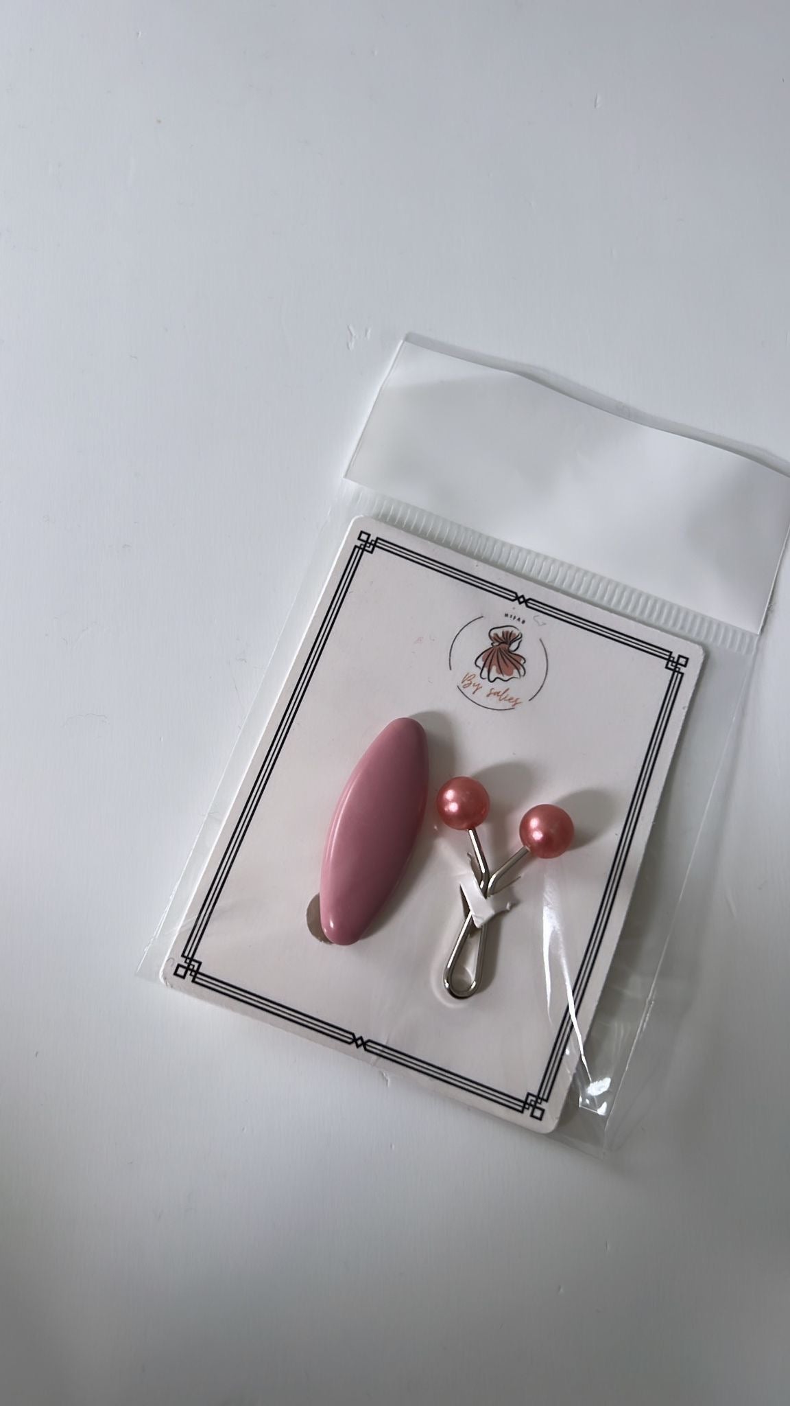 Hijab Duo Speld Roze